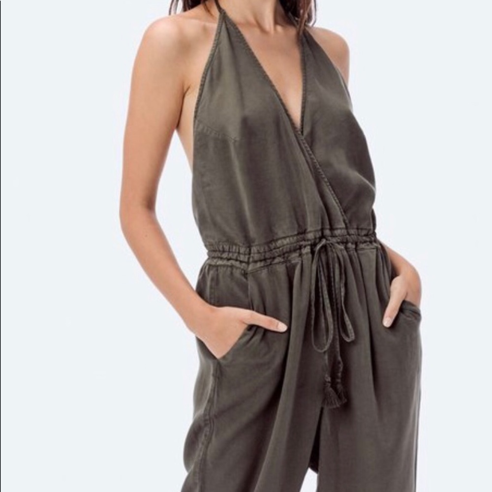 Love Stitch Army Jumpsuit